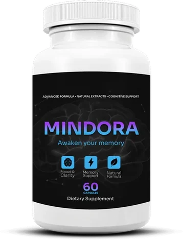 Mindora bottle, 60 capsules for memory, focus and mental clarity